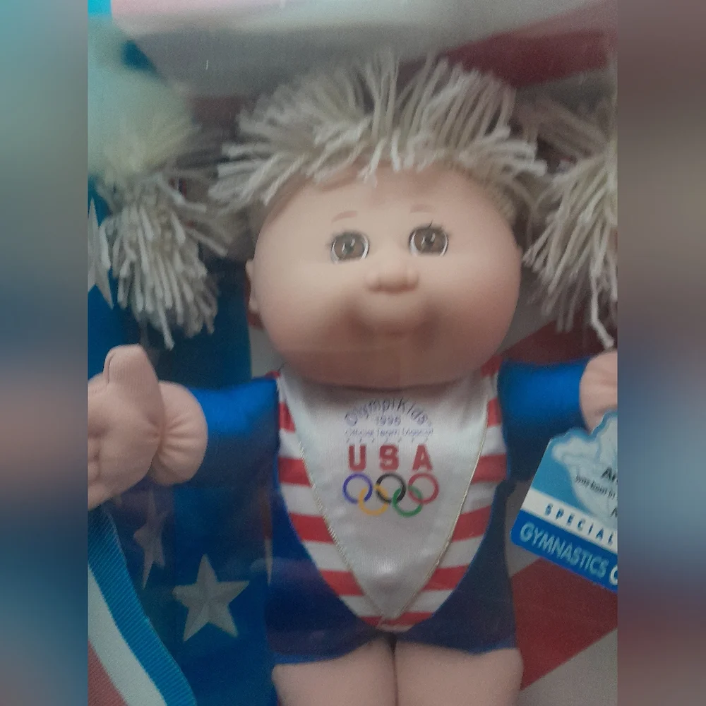 New Cabbage Patch Kid (OlympiKids Special Edition Doll) New In Box Vintage 1996